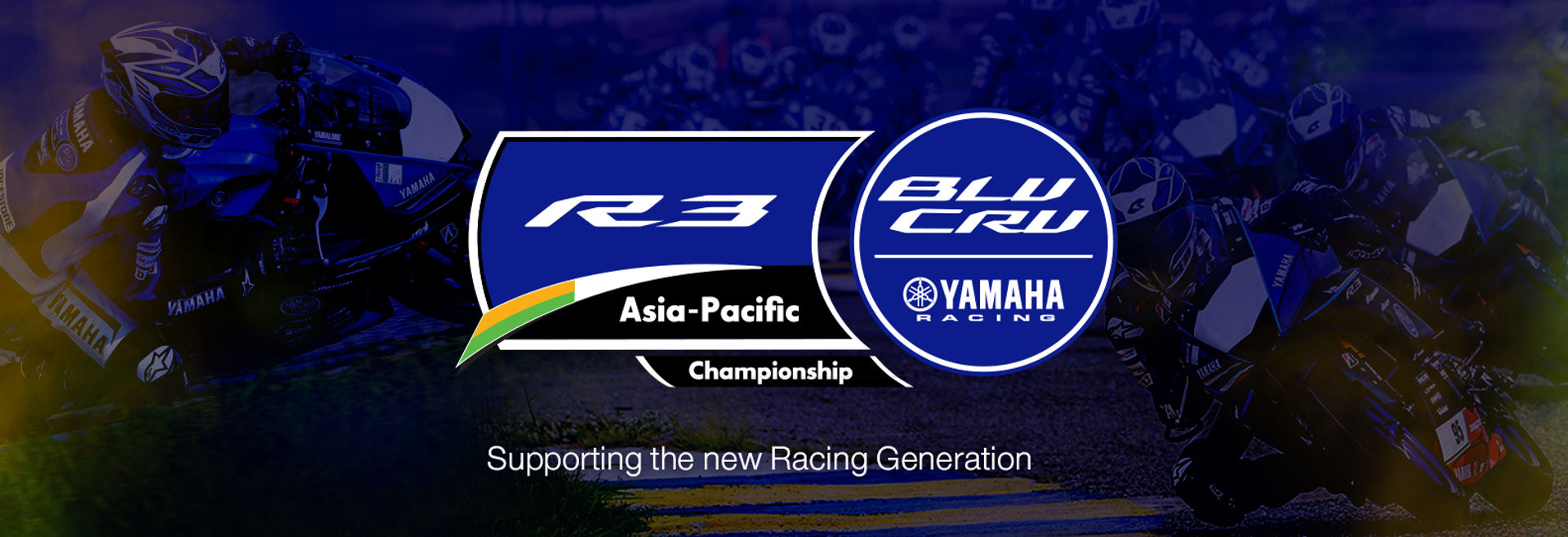 Yamaha R3 race bike headlight, Yamaha bLU cRU Asia-Pacific Championship 2026