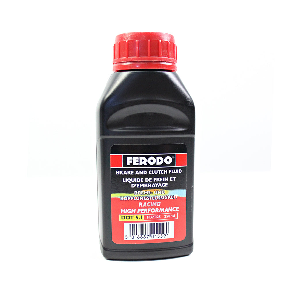 Ferodo - FERODO FBZ025 BRAKE FLUID DOT 5.1 (250ML) CTN24 - Shark Leathers