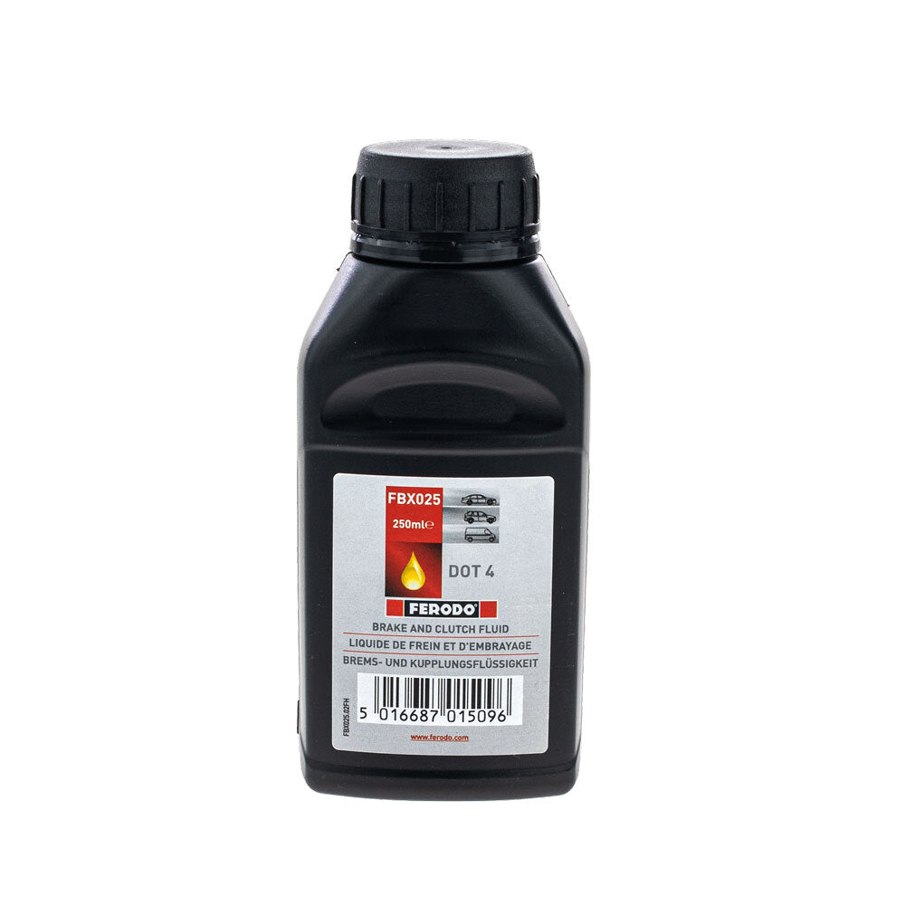 Ferodo - FERODO FBX025 BRAKE FLUID DOT 4 (250ML) CTN24 - Shark Leathers