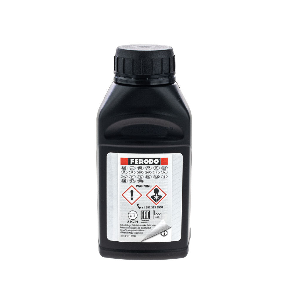 Ferodo - FERODO FBX025 BRAKE FLUID DOT 4 (250ML) CTN24 - Shark Leathers