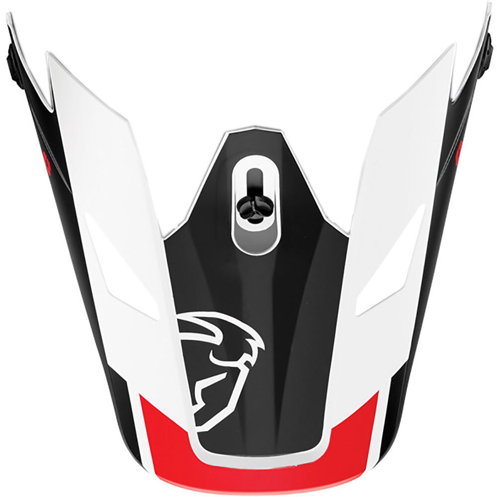 Thor Replacement Visor Peak for Sector Helmets Split White/Black