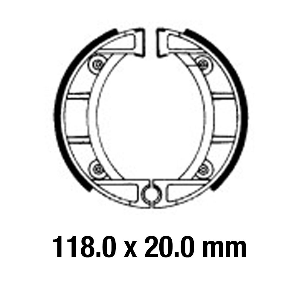Ferodo - FERODO BRAKE SHOE SET - FSB907 - Shark Leathers