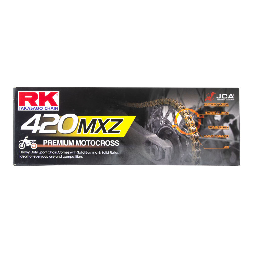 RK Chains - RK CHAIN 420MXZ-136L - Shark Leathers