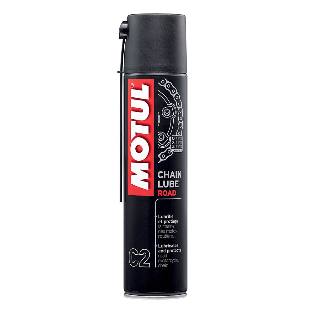 Motul - MOTUL CHAIN LUBE ROAD 400ML CTN12 (DG2.1 - UN1950) AEROSOL - Shark Leathers