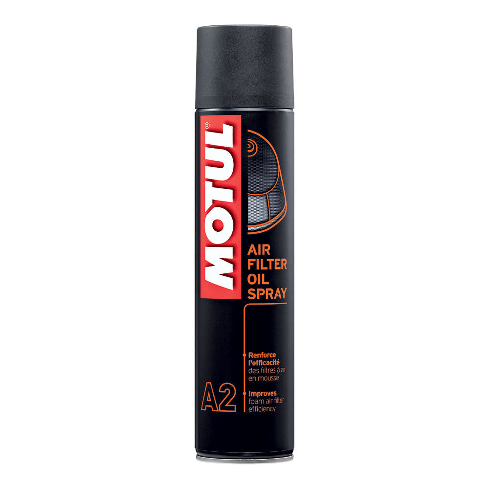 Motul - MOTUL AIR FILTER SPRAY 400ML CTN12 (DG2.1 - UN1950) AEROSOL - Shark Leathers