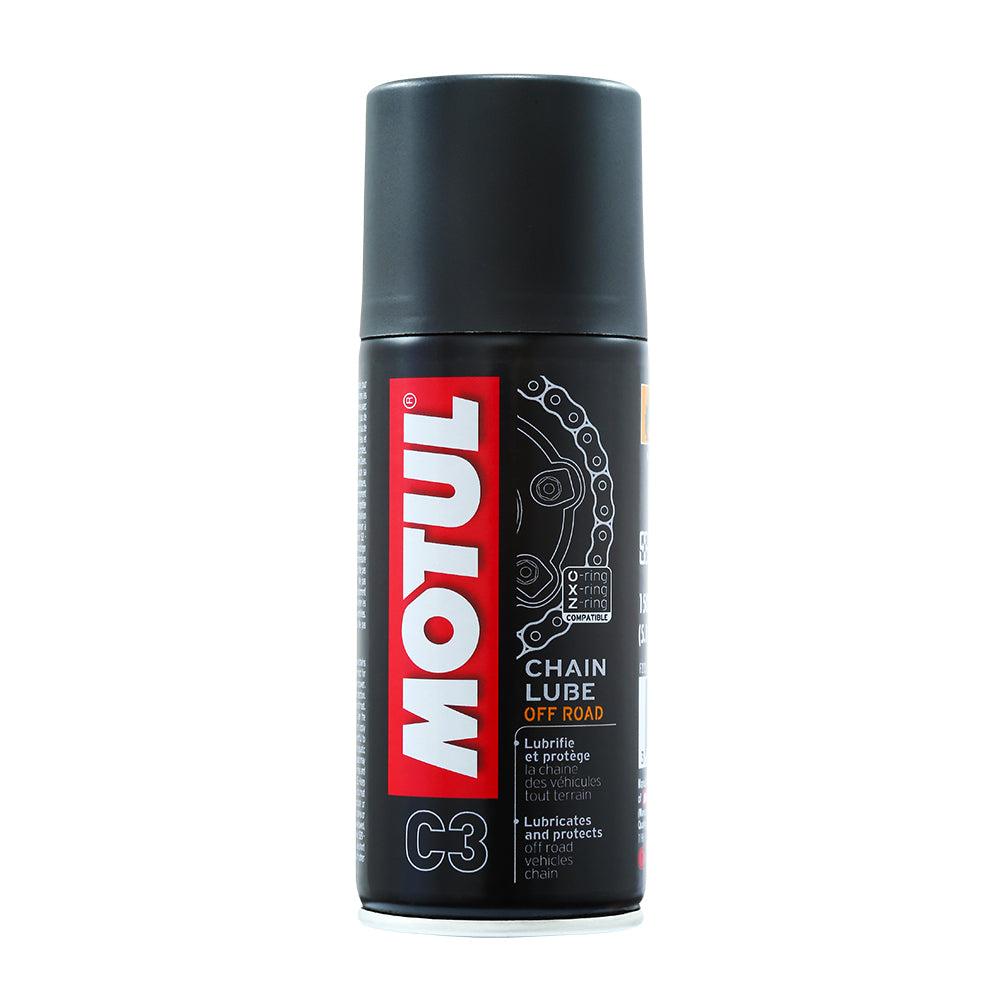 Motul - MOTUL CHAIN LUBE OFF ROAD 150ML CTN12 (DG2.1 - UN1950) AEROSOL - Shark Leathers