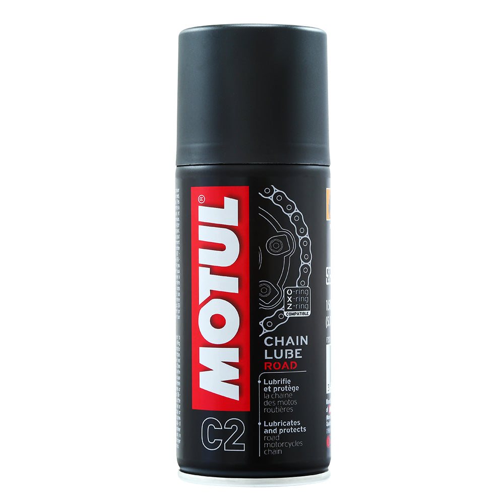 Motul - MOTUL CHAIN LUBE ROAD 150ML CTN12 (DG2.1 - UN1950) AEROSOL - Shark Leathers