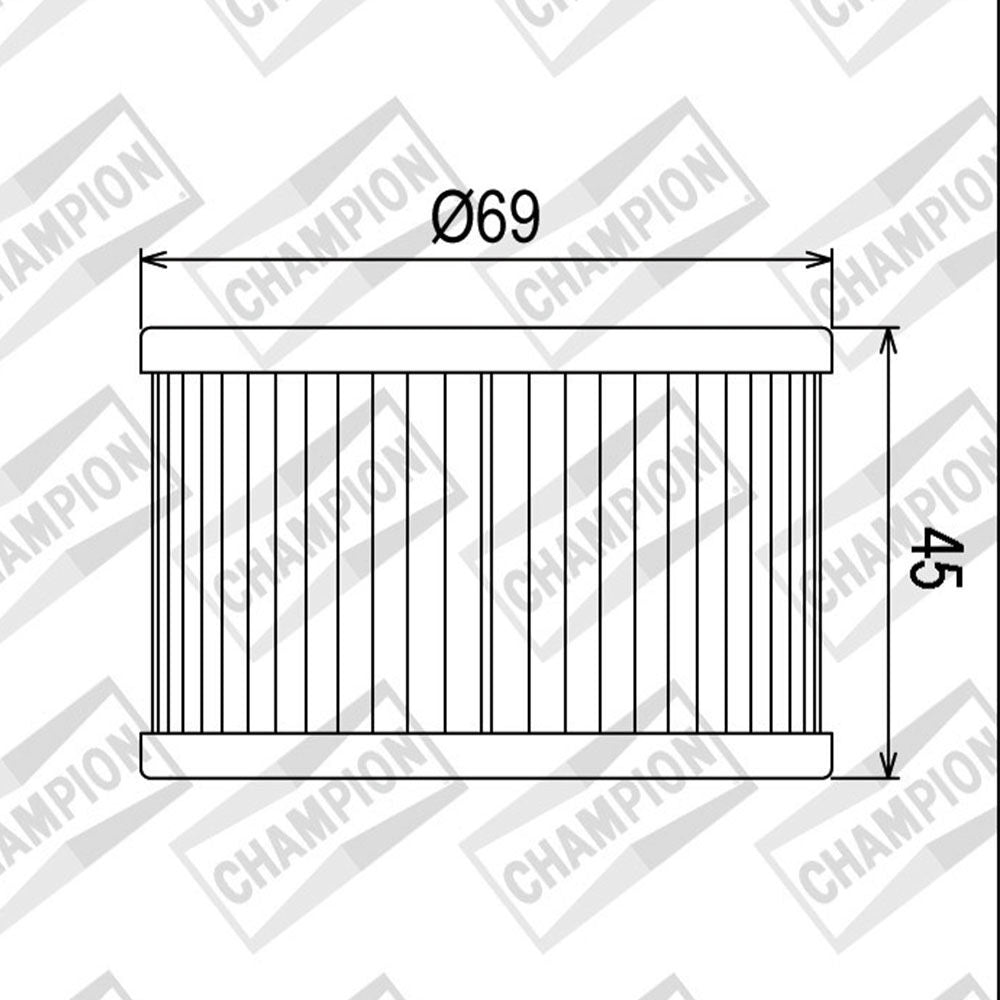 OIL FILTER CHAMPION - COF011 (111)