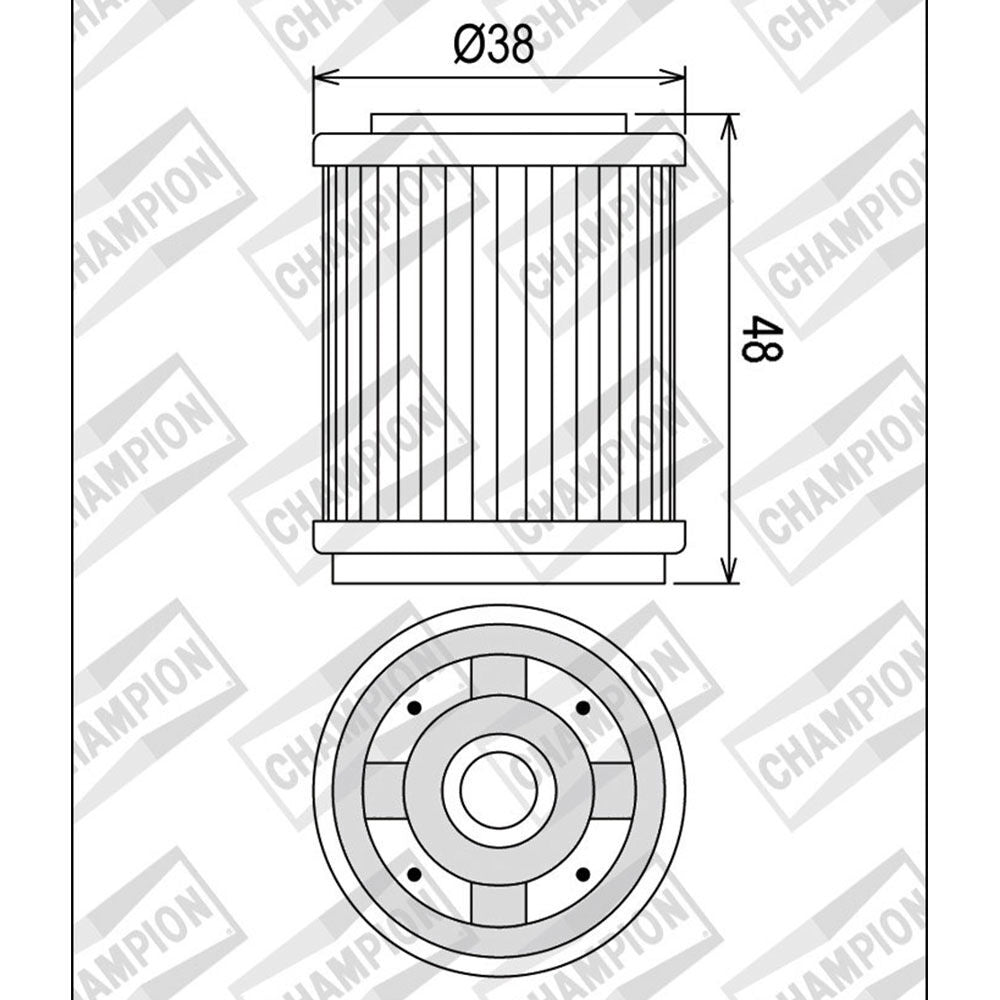 OIL FILTER CHAMPION - COF043 (143)