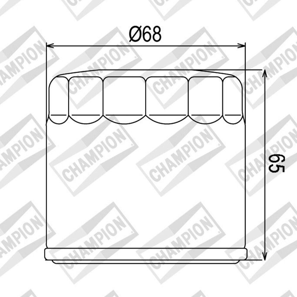 CHAMPION OIL FILTER ELEMENT - COF091 (191)