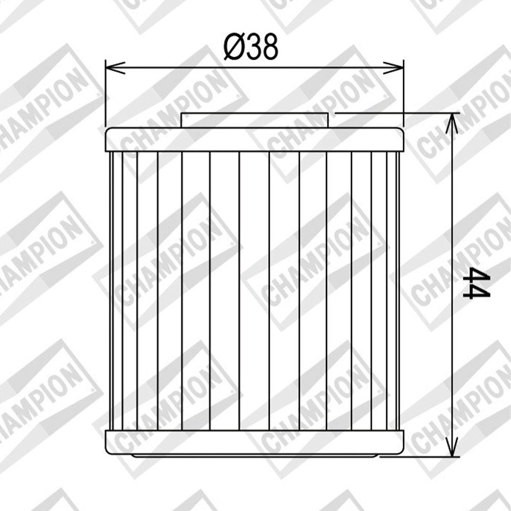 OIL FILTER CHAMPION - COF107 (207)