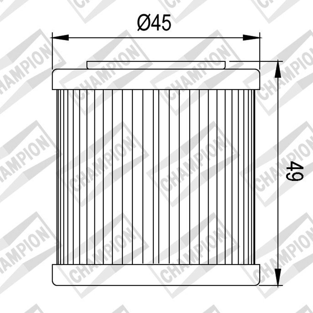 OIL FILTER CHAMPION - COF463 (563)