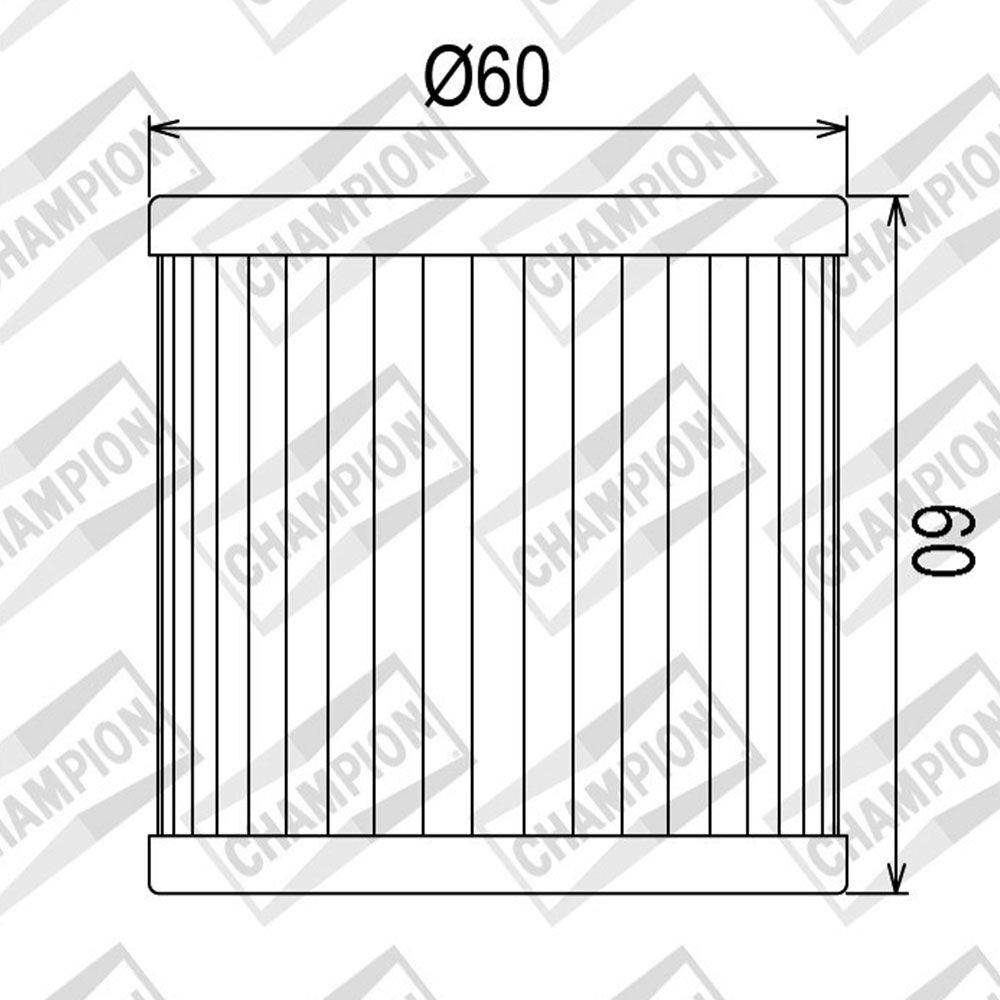 OIL FILTER CHAMPION - COF581 (681)
