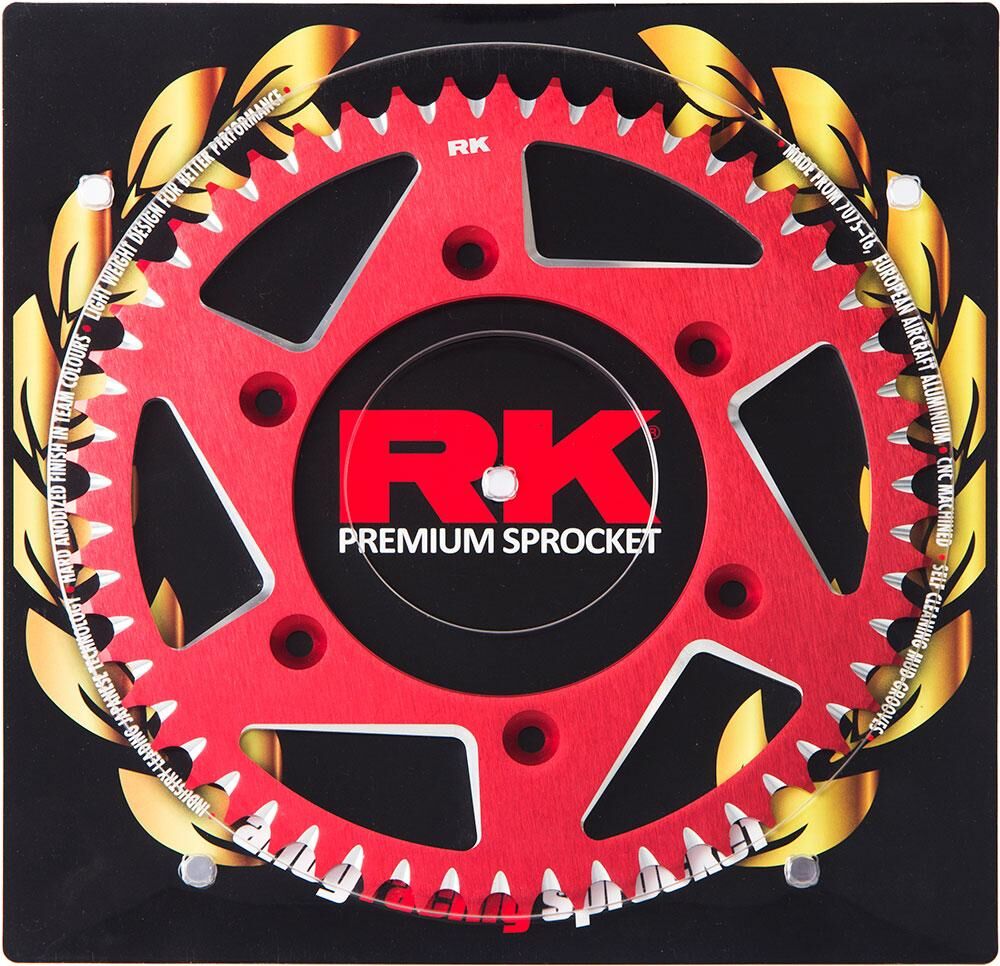 RK ALLOY RACING SPROCKET - 51T 520P - RED