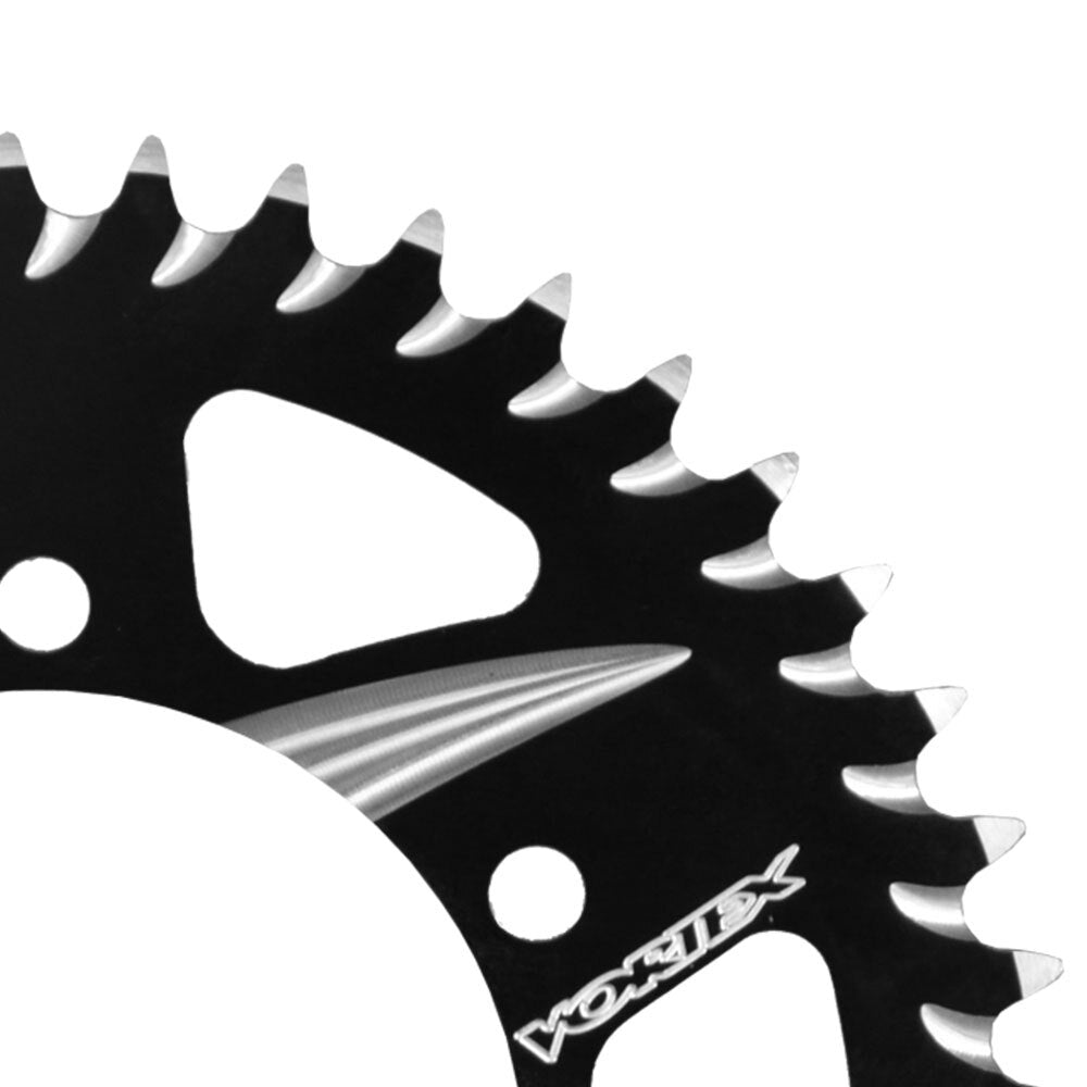 Vortex - VORTEX ALLOY REAR SPROCKET 520-41T - (S) YAMAHA - BLACK - Shark Leathers
