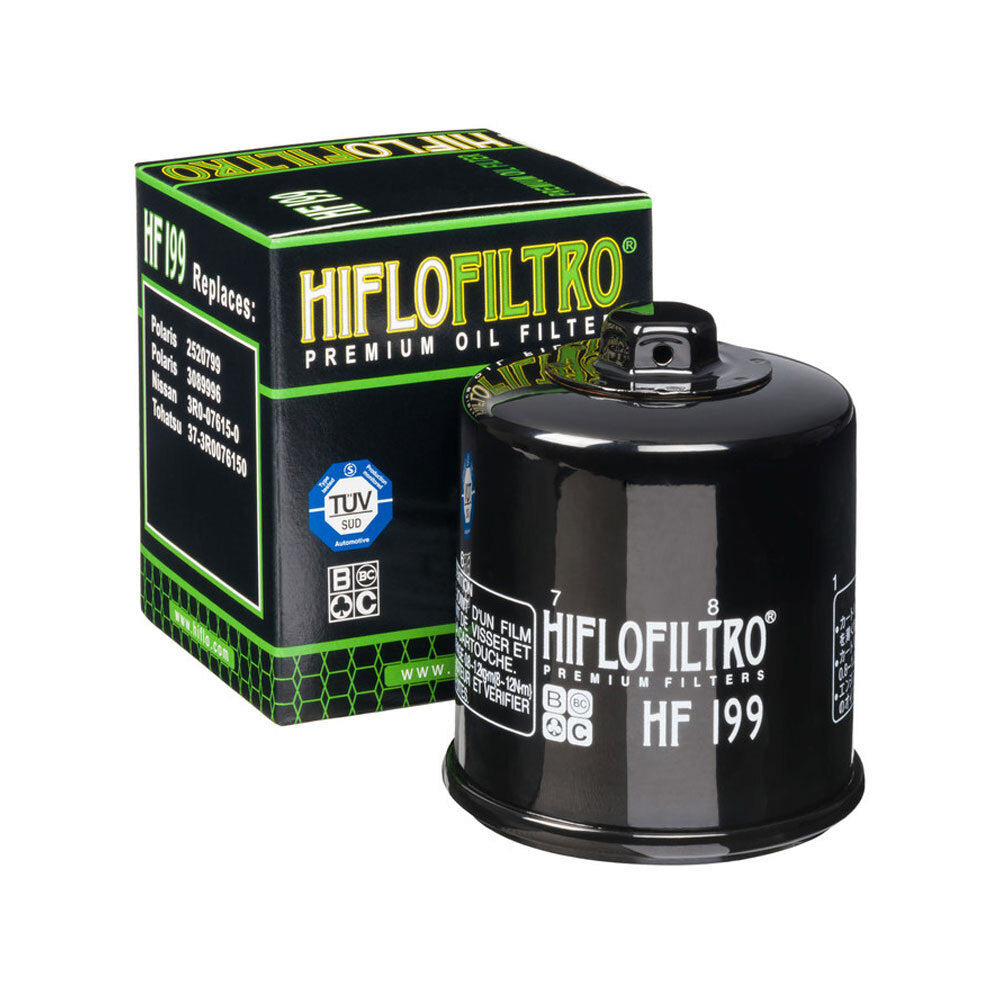 HIFLOFILTRO - HIFLOFILTRO - OIL FILTER HF199 (With Nut) CTN50 - Shark Leathers