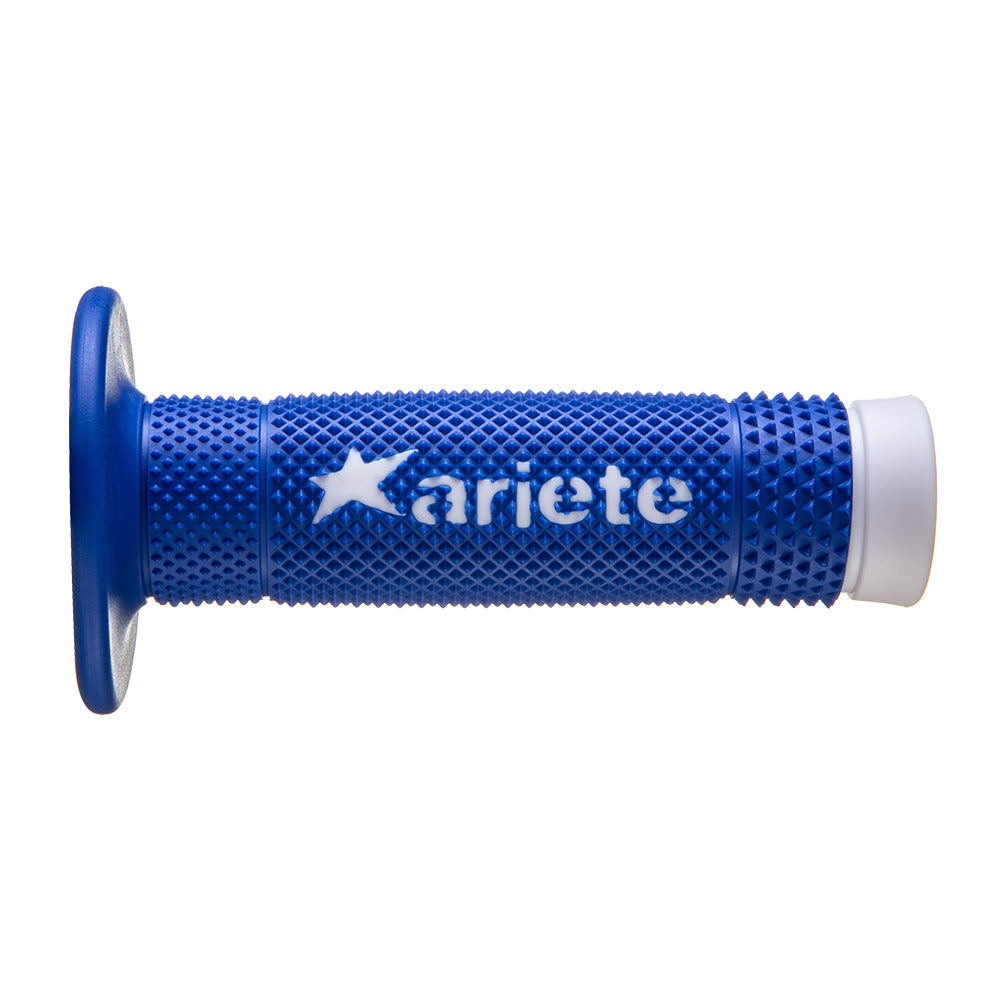 Ariete - ARIETE HAND GRIPS - VULCAN - OFF ROAD - BLUE WHITE : 02643-BA - Shark Leathers