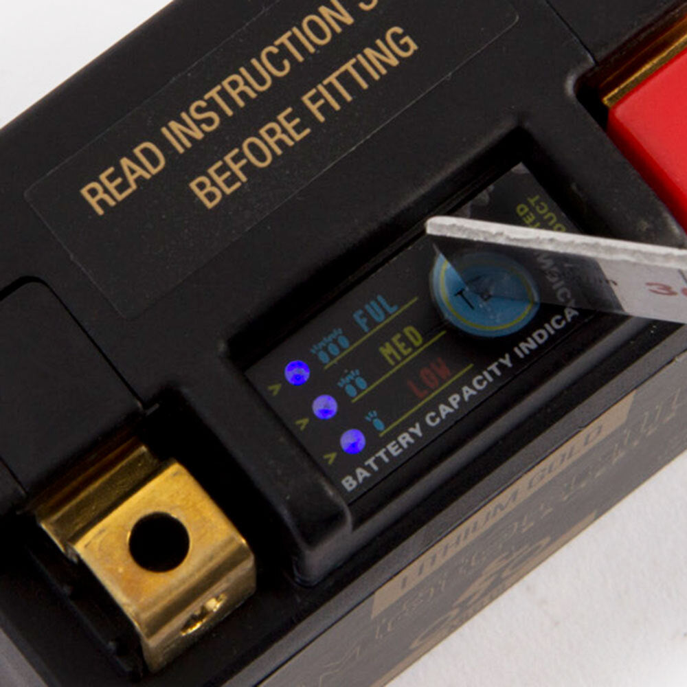 Motocell Batteries - MOTOCELL LITHIUM GOLD - MLG01 24WH CTN10 (DG9.2 - UN3480) - Shark Leathers