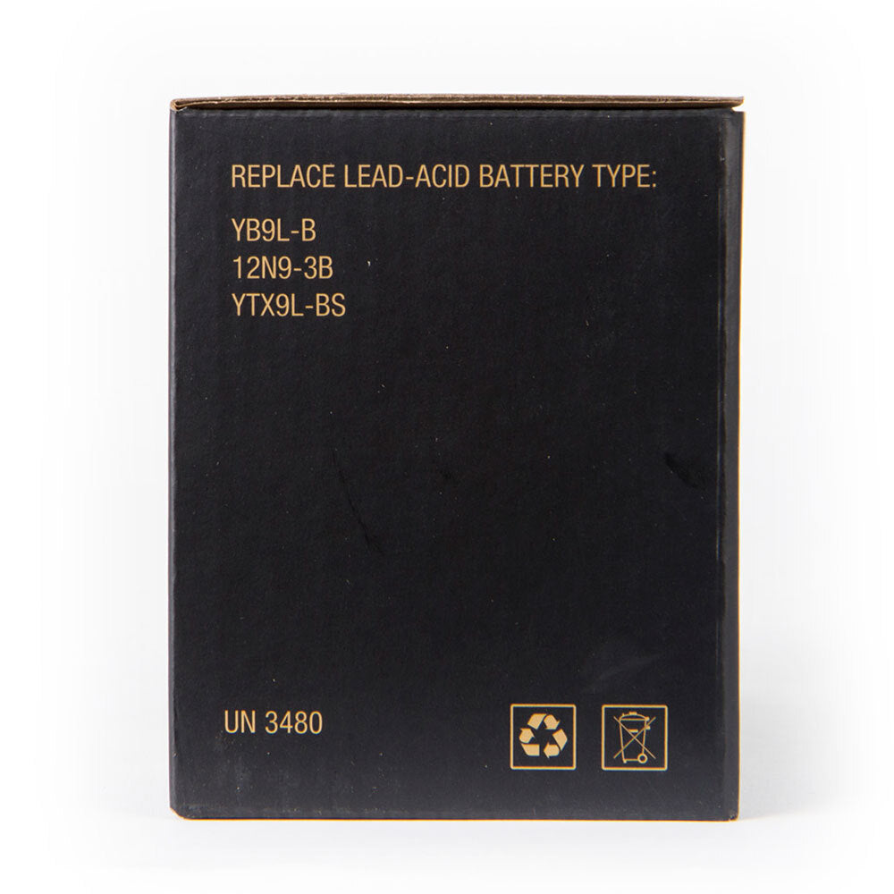 Motocell Batteries - MOTOCELL LITHIUM GOLD - MLG9L 36WH CN8 (DG9.2 - UN3480) - Shark Leathers