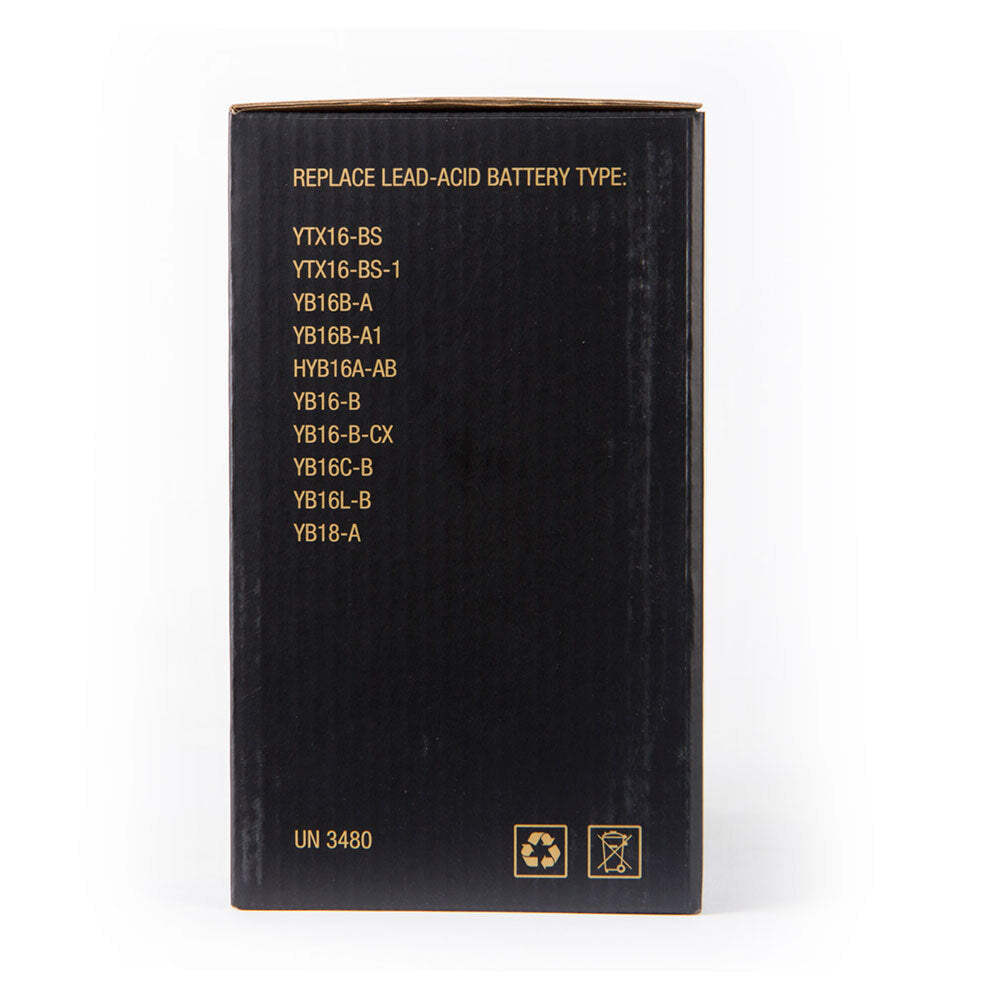 Motocell Batteries - MOTOCELL LITHIUM GOLD - MLG18 60WH CN8 (DG9.2 - UN3480) - Shark Leathers