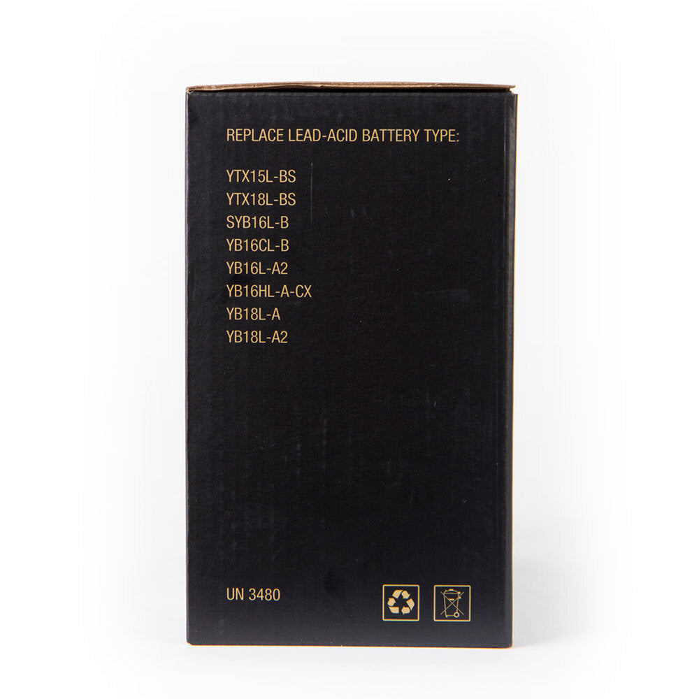 Motocell Batteries - MOTOCELL LITHIUM GOLD - MLG18L 60WH CN8 (DG9.2 - UN3480) - Shark Leathers