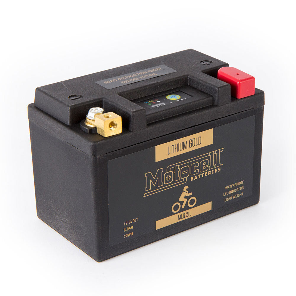 Motocell Batteries - MOTOCELL LITHIUM GOLD - MLG21L 72WH CN8 (DG9.2 - UN3480) - Shark Leathers