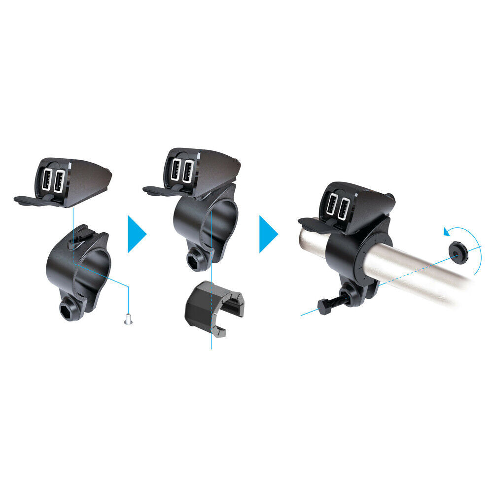 LAMPA TREK DOUBLE USB CHARGER