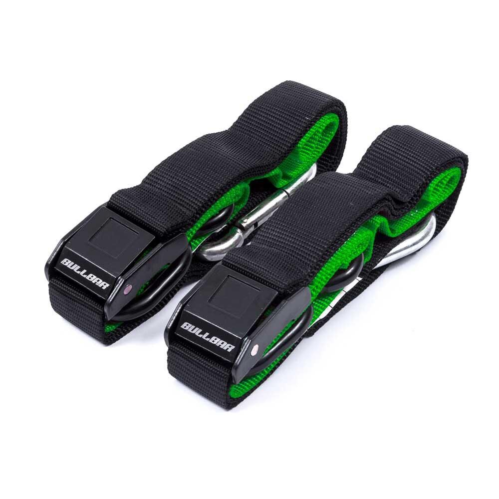 TIE DOWN SET - BULLBAR - BLACK