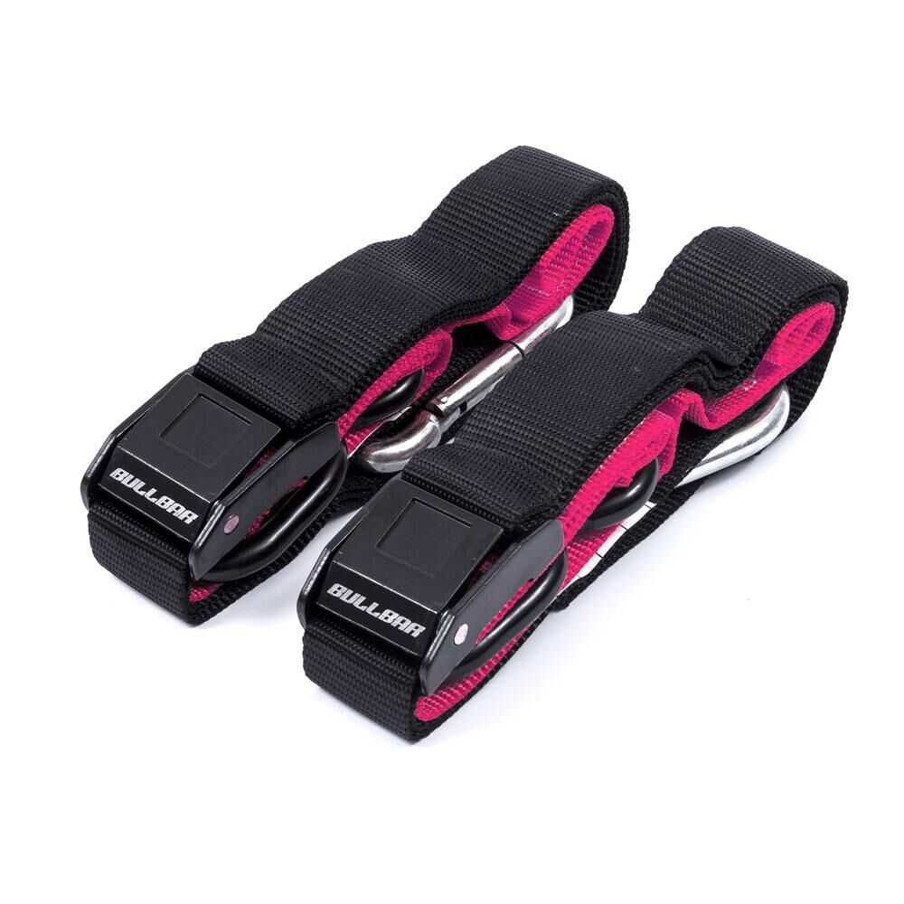 TIE DOWN SET - BULLBAR - PINK