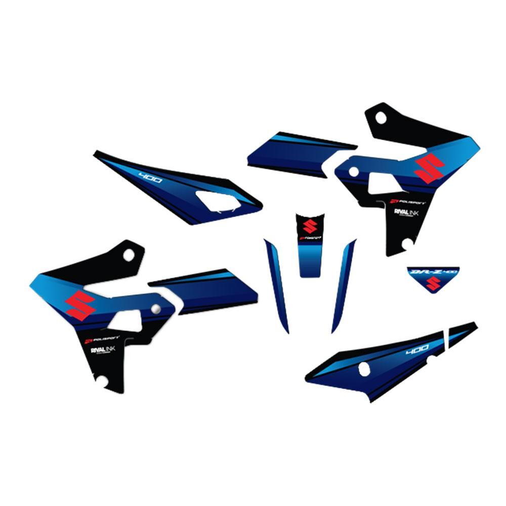 RESTYLE GRAPHIC KIT - DR-Z 400 - 2000 ON - BLACK