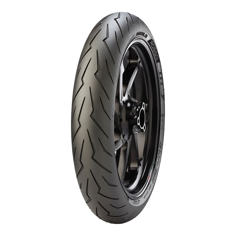 Pirelli - PIRELLI DIABLO ROSSO III FRONT 120/70ZR17 TL (58W) - Shark Leathers