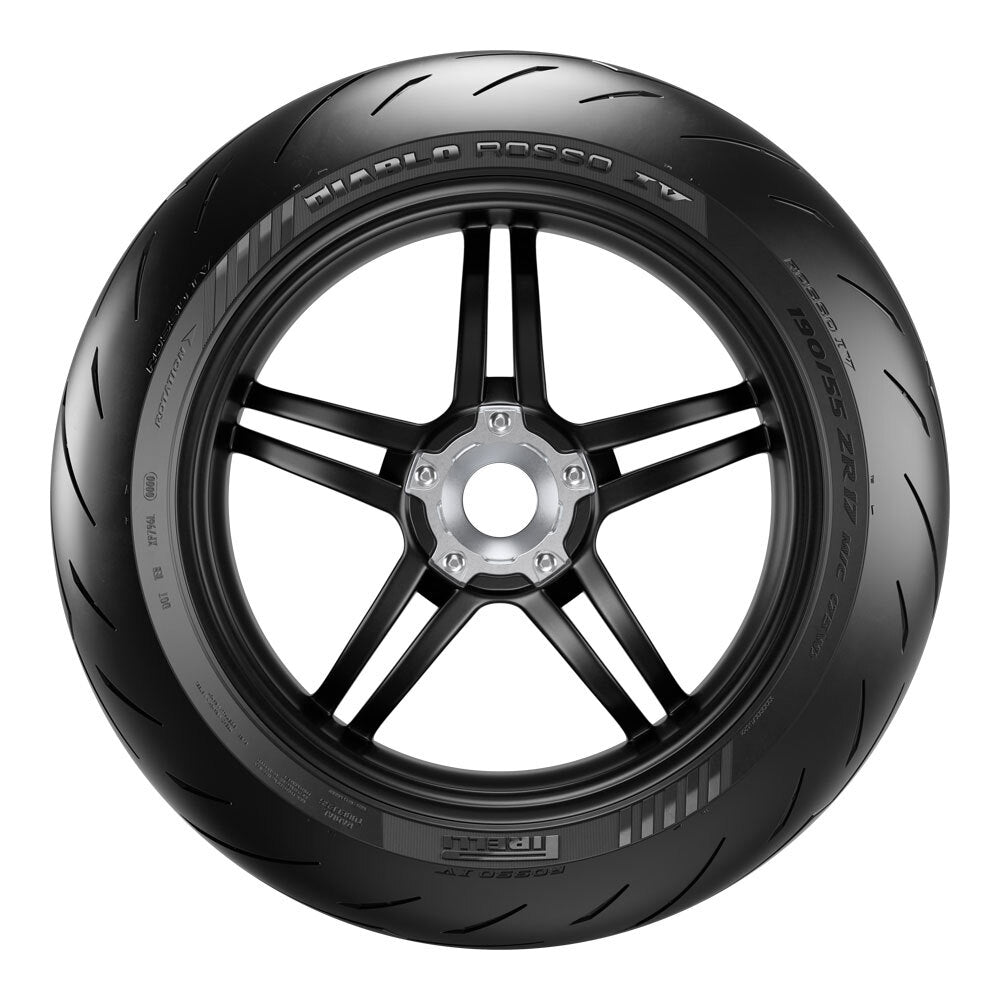 Pirelli - PIRELLI DIABLO ROSSO IV 180/60ZR17 M/C (75W) TL - Shark Leathers