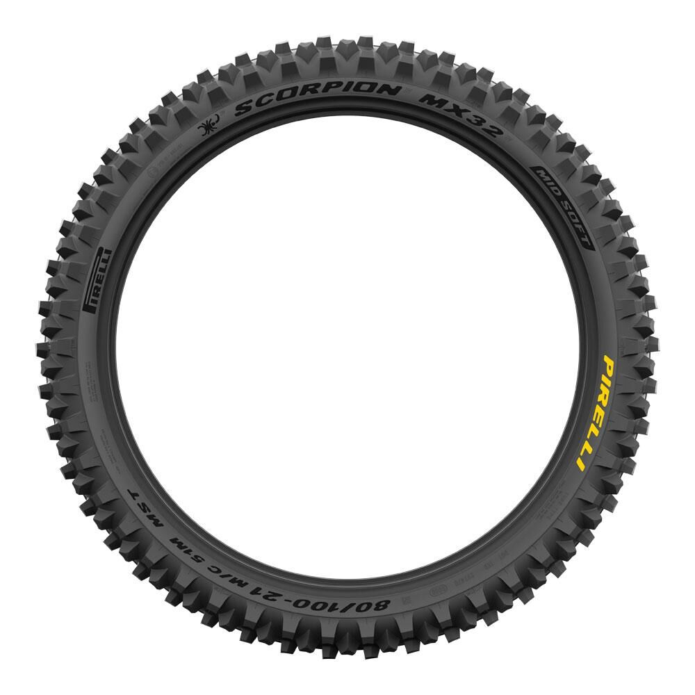 PIRELLI SCORPION MX32 MID SOFT 2025 FRONT 80/100-21M/C 51M MST
