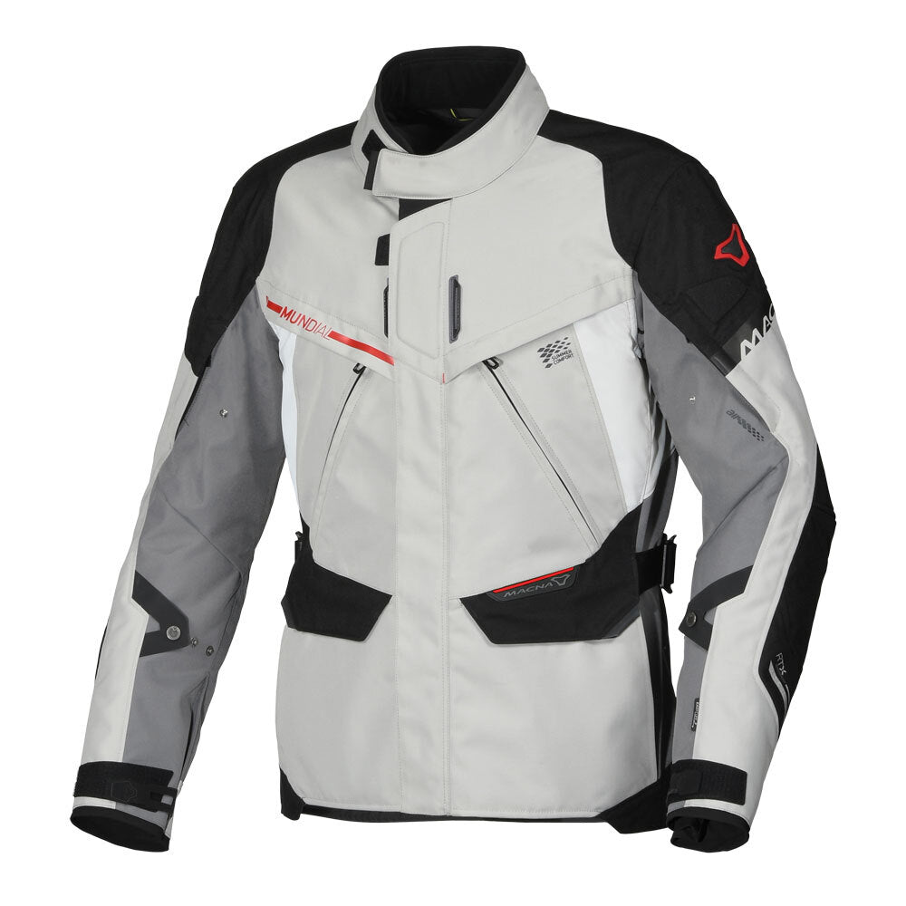 Macna Jacket Mundial Blk/Gry/Red Macna