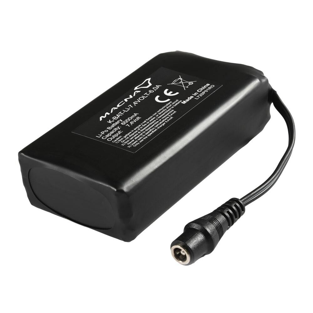 Macna 7,4V 6A Battery to suit from 2019 Hot Vest (Black With Electrical Lead)