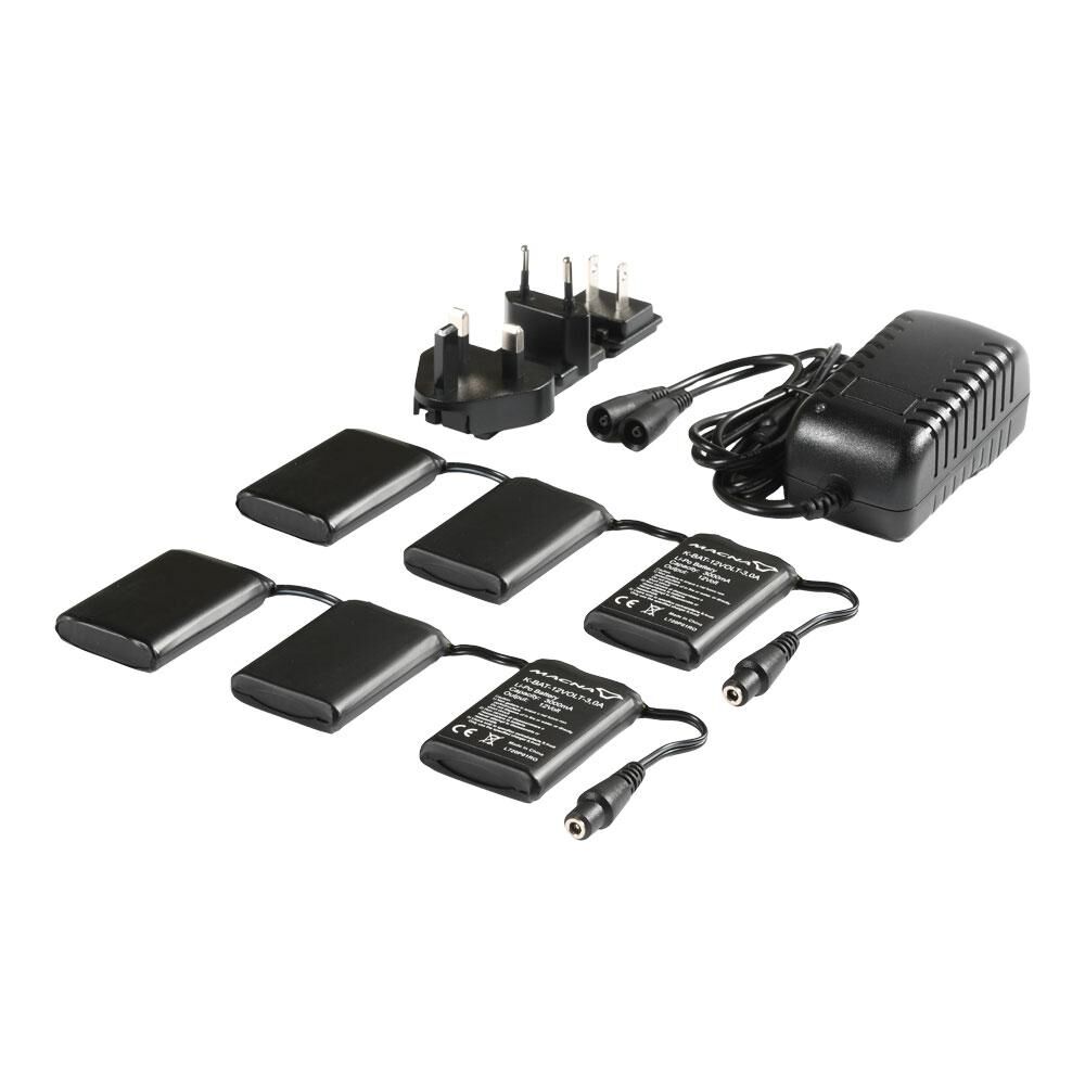 Macna 12V 3A Dual Battery Kit (2 Gloves)