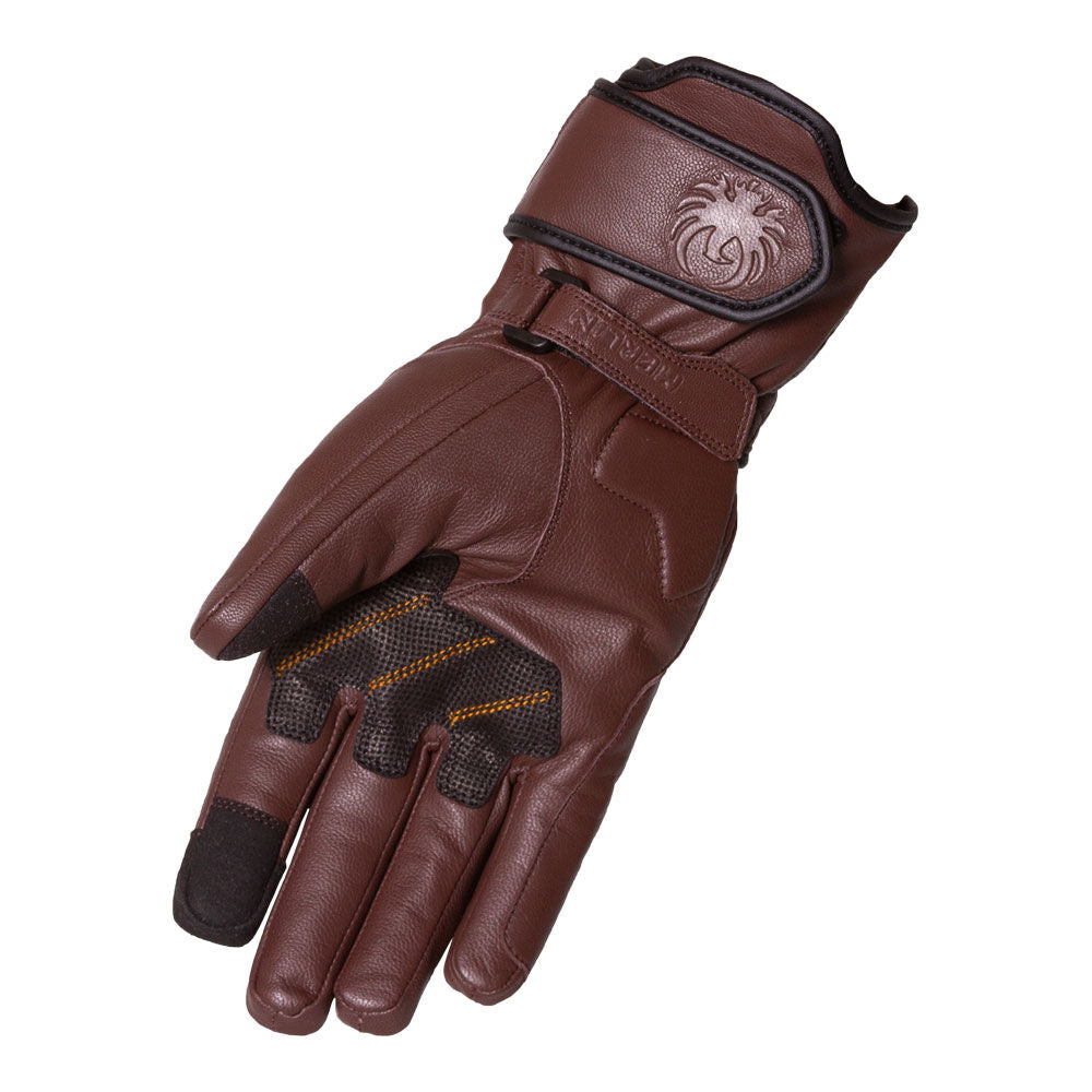 Merlin - Merlin Gloves Catton III D3O WP Brown XL 103130 - Shark Leathers