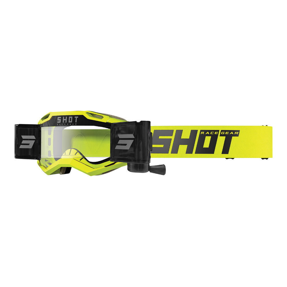 SHOT IRIS 2.0 ROLL-OFF GOGGLES NEON YELLOW GLOSS SHOT