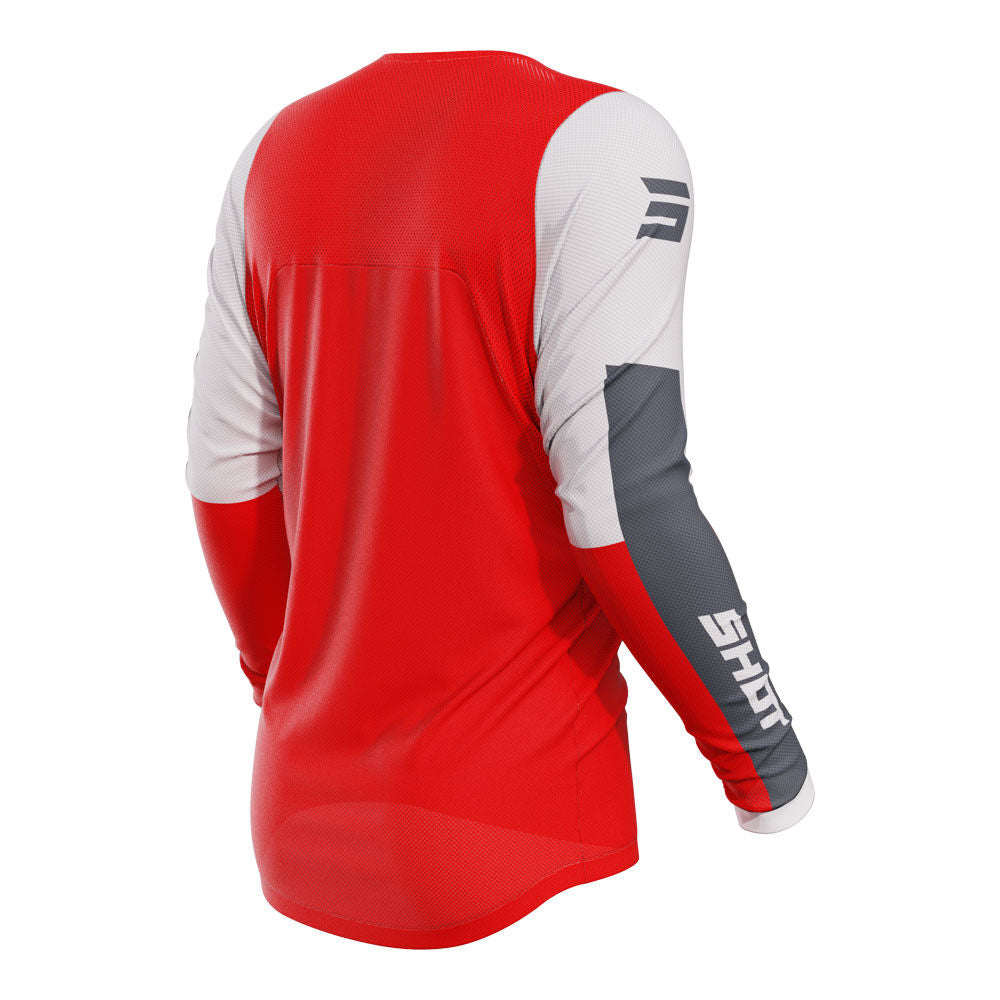 Shot Gear - SHOT CONTACT JERSEY IRON RED XXL - Shark Leathers
