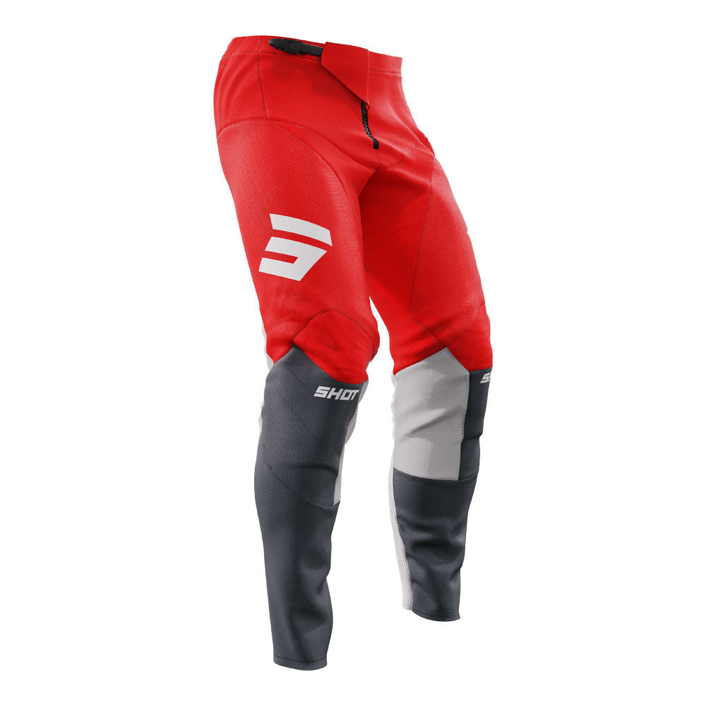 Shot Gear - SHOT CONTACT PANTS IRON RED 34 - Shark Leathers
