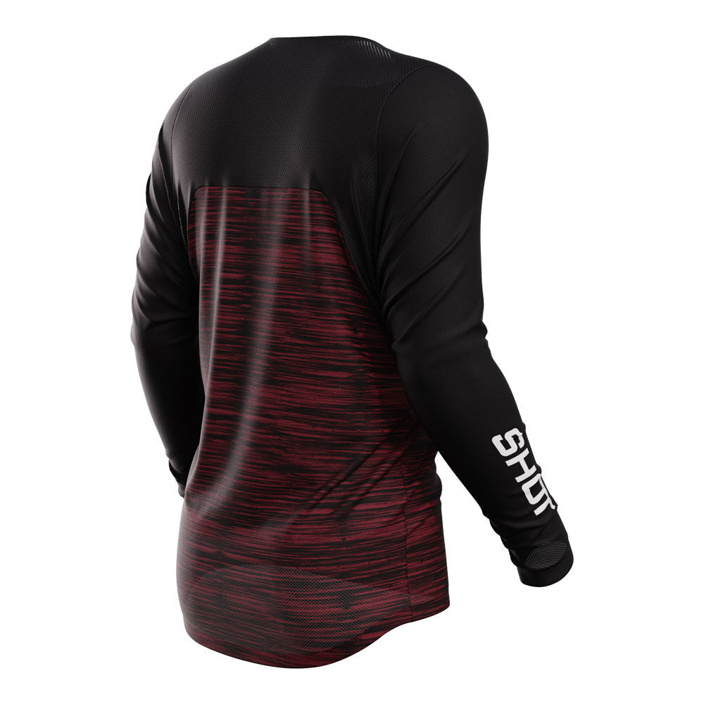 Shot Gear - SHOT CONTACT JERSEY SKILL BURGUNDY M - Shark Leathers