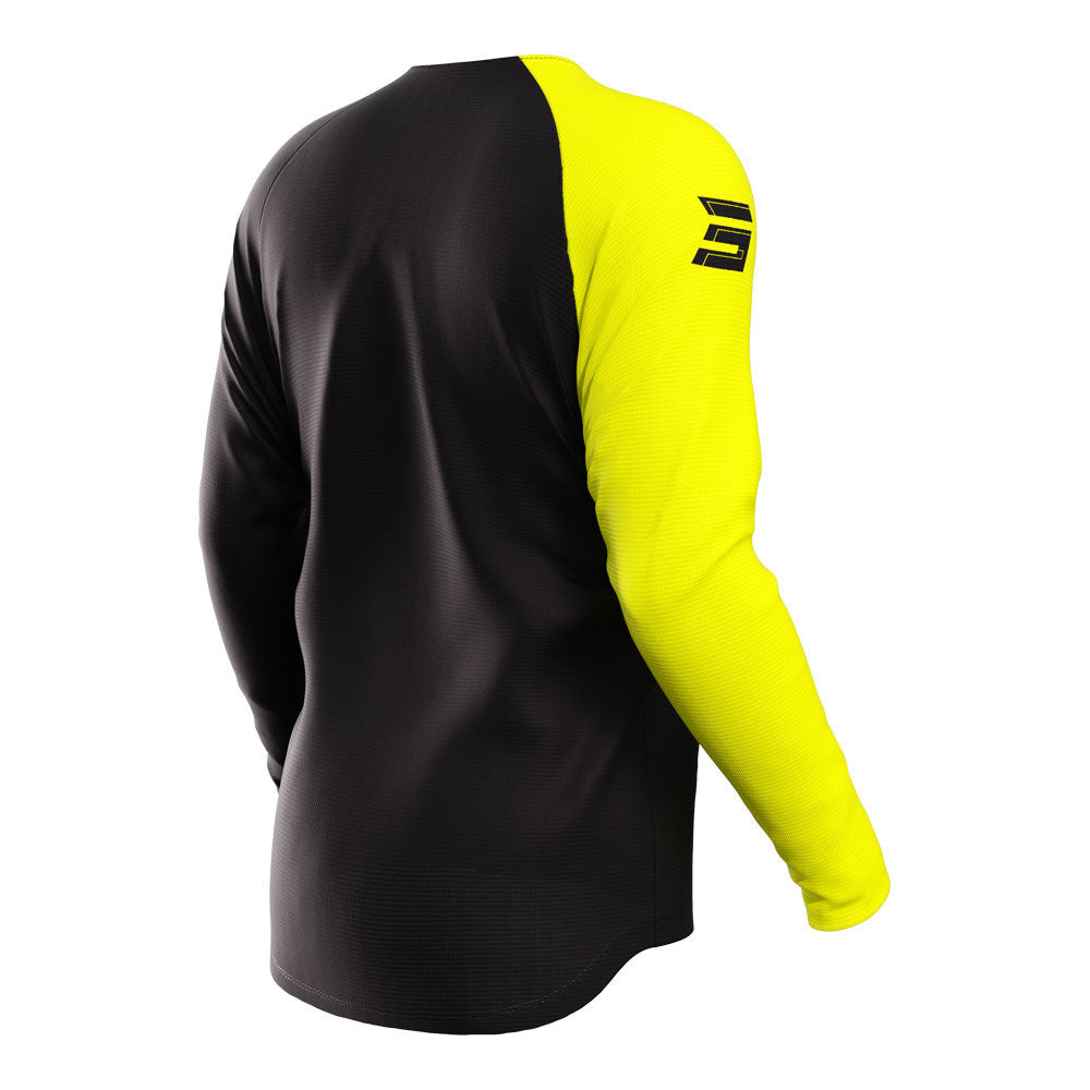 Shot Gear - SHOT RAW JERSEY SQUAD NEON YELLOW M - Shark Leathers