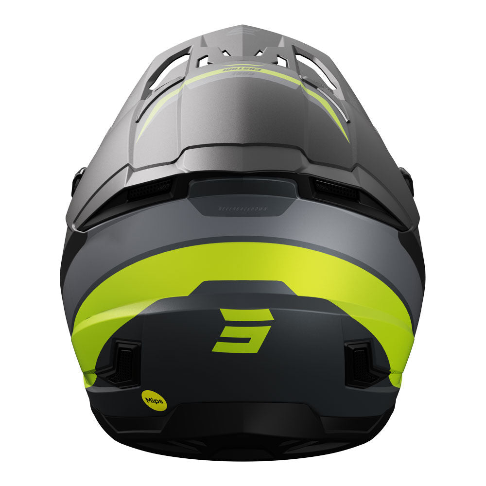 Shot Gear - SHOT CORE HELMET CUSTOM BLACK/NEON YELLOW XL - Shark Leathers