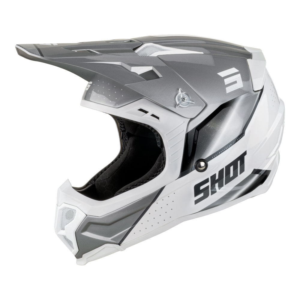 Shot Gear - SHOT CORE HELMET HONOR GREY PEARLY XL - Shark Leathers
