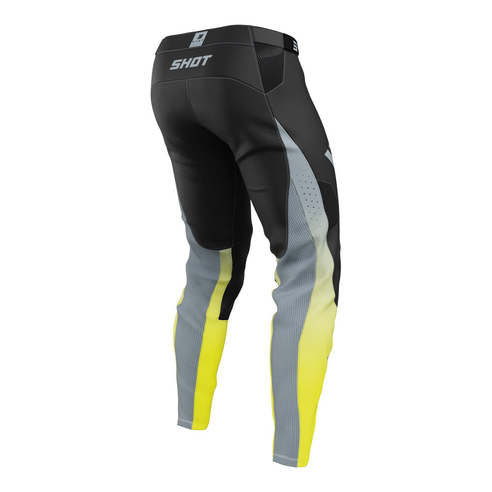 Shot Gear - SHOT AEROLITE HVA PANTS BLACK/GREY 34 - Shark Leathers