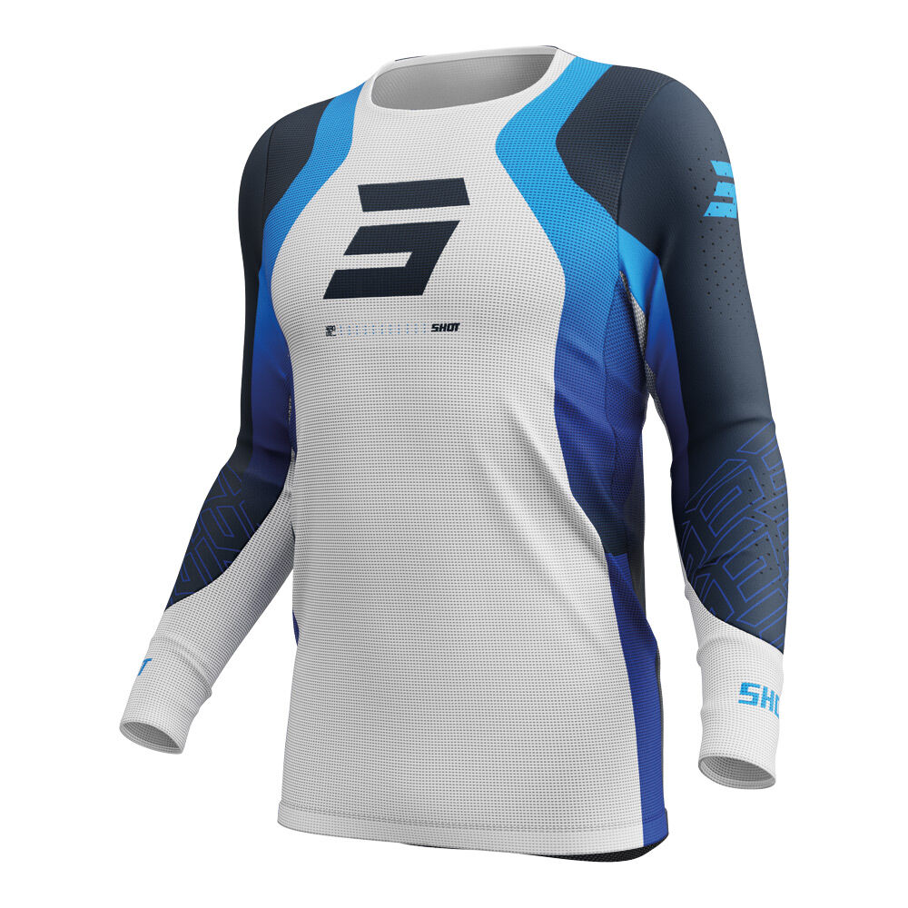 Shot Gear - SHOT AEROLITE ULTRA JERSEY BLUE L - Shark Leathers