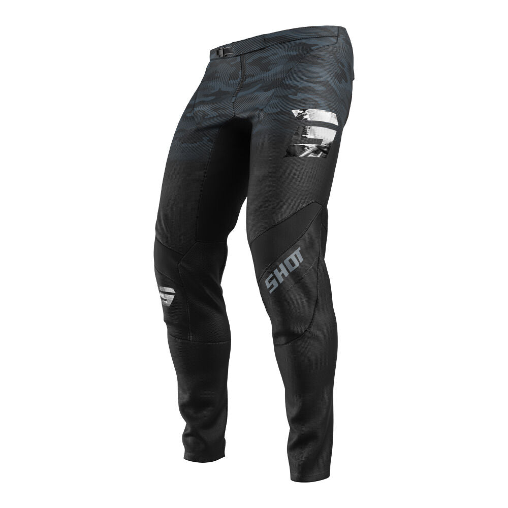 Shot Gear - SHOT CONTACT TACTIC PANTS BLACK/GREY 30 - Shark Leathers