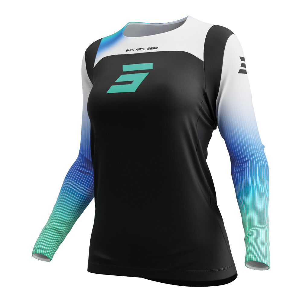 Shot Gear - SHOT CONTACT HERA JERSEY BLUE M - Shark Leathers