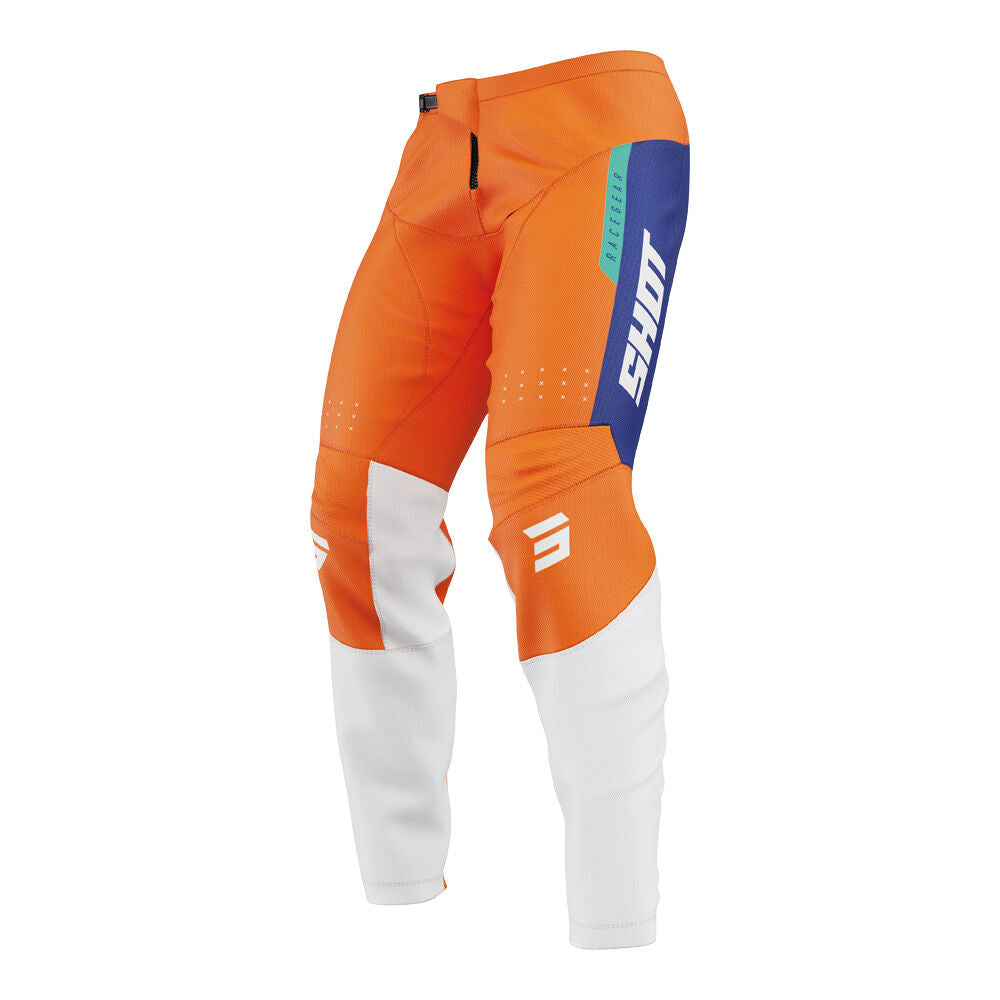 Shot Gear - SHOT DEVO LEAGUE PANTS ORANGE 38 - Shark Leathers