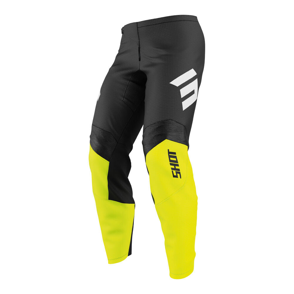 Shot Gear - SHOT DRAW INSTINCT PANTS NEON YELLOW 32 - Shark Leathers